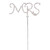 Diamante Mrs Pick Silver
