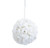 7" Rose Ball Hanger Cream