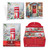 12 XMAS Cards  Acetate Post Box & Door 2 Assorted