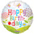 18" Birthday landscape Clearview Balloon