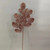 66Cm Glitter Peacock Leaf - Rose Gold