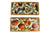 40X19Cm Fig Enamelled Tray 2 Asst