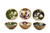 17.5Cm Floral Enamel Bowl 3 Asst