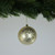 Crackle Gold Baubles (10cm) (4 Pieces)