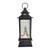 Snowman Lantern Snow Globe - Black - H28cm