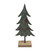 Felt Tree on Wooden Base - Green - H30cm