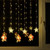 Xmas StarSanta Curtain Lights - Warm White, LV