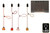 102Cm B/O Hanging Led Lamp 3 assorted