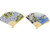 38X25Cm Coastal Paper Fan