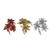 Poinsettia X3 Clip On Ast Col