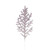Plastic Leaves Purple 56Cm