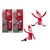 12 Inch 2 assorted Bendable Poseable  Christmas Elf Figure With Vinyl Head On Ca