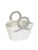 Jute White Basket Handbag 12cm