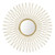 Mirror Metal Gold Sun 49Cm