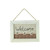 Plaque Welcome Fabric