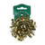 Metallic Gold Pom Pom Bow (8cm)