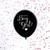 Oh Baby Gender Reveal Black Balloon Pink Confetti