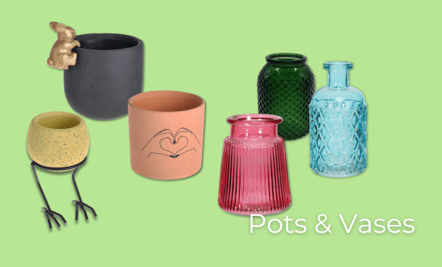 detailed flower pots