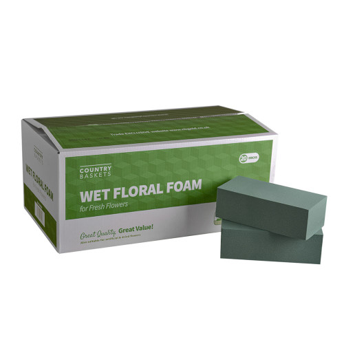 Oasis Maxlife Wet Foam Brick (Box of 20), Floral Craft