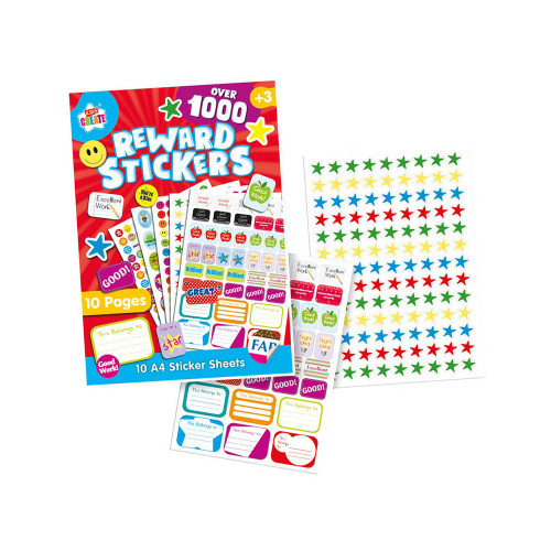 A4 Reward Sticker Pad Country Baskets