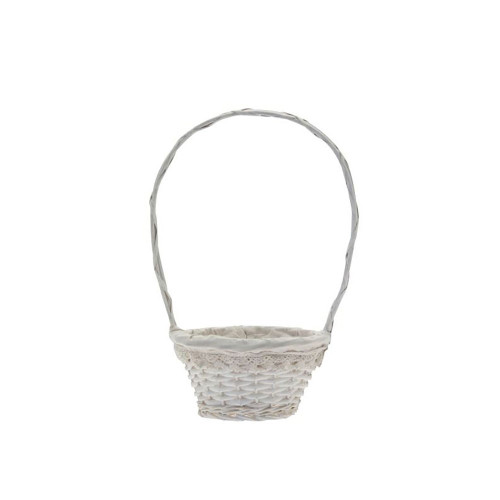 21cm Round Victoria Basket W/Handle Country Baskets