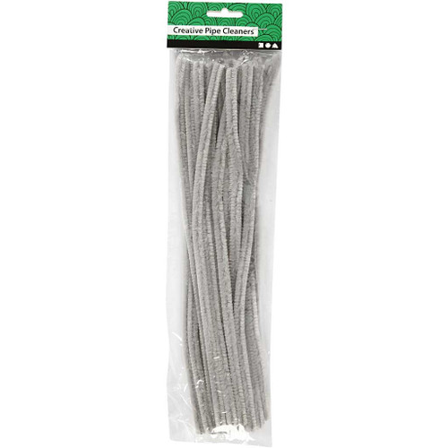 Pipe Cleaners, L: 30 cm, thickness 15 mm, assorted colours, 15 asstd./ 1  pack