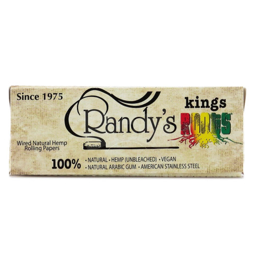 Randy's King Roots - XL Organic Hemp Wired Rolling Papers