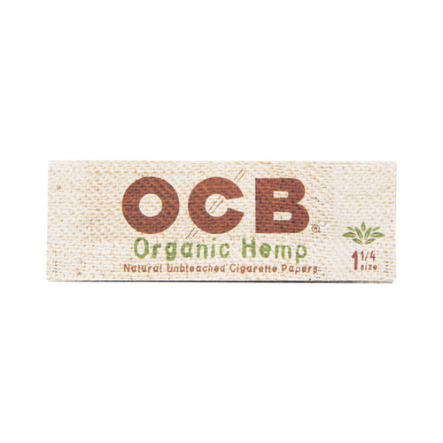 OCB 1.25” Unbleached Organic Hemp Rolling Papers 