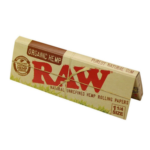Raw® Organic Hemp 1.25" Rolling Papers