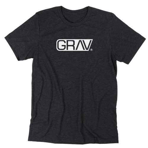 Grav Heather Black Logo T-Shirt