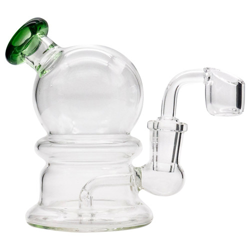 CaliConnected Green Snow Globe Dab Rig