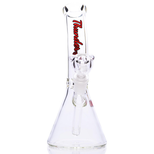 Thunder Glass Bent Neck Beaker Bong Front