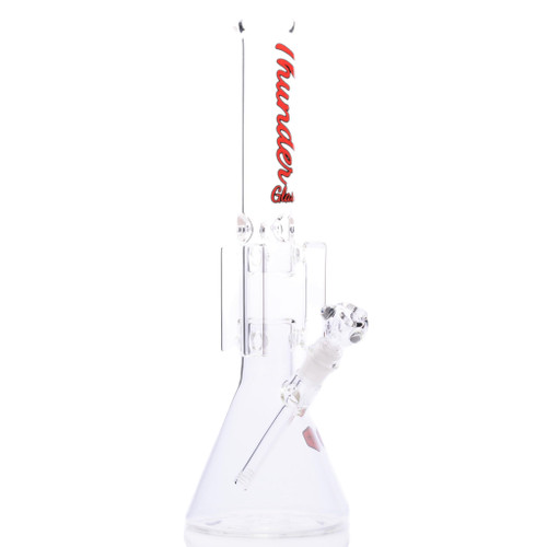 Thunder Glass Triple Arm Beaker Bong Left