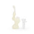 Ritual 5" Silicone Upright Bubbler UV Titanium White