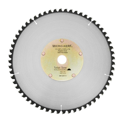 12" Micro-Kerf 60T X 1/16" Negative Table Saw Blade MK1260625-5