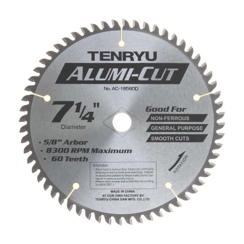 14" X 100T TCG, Alumi-Cut Series Saw Blade, Tenryu AC-355100DN