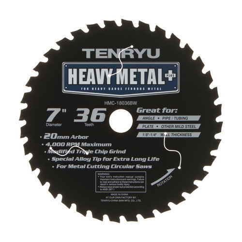 14" X 66T MTCG, Heavy Metal Plus Series Saw Blade, Tenryu HMC-35566DX