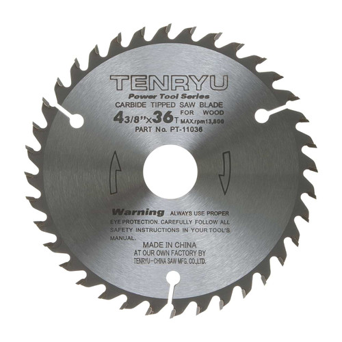 4-1/2" X 36T ATAF, Power Tool Series Saw Blade, Tenryu PT-11536