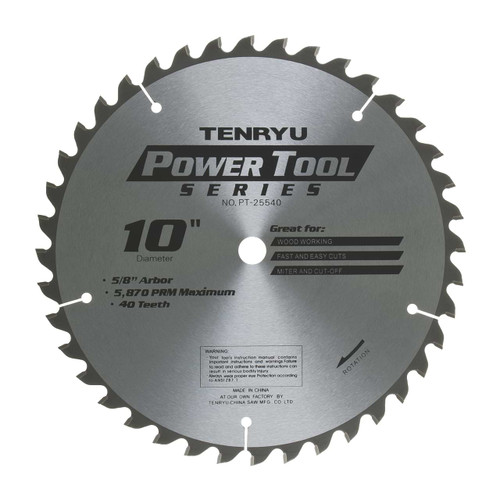 8-1/2" X 80T ATAF, Power Tool Series Saw Blade, Tenryu PT-21680