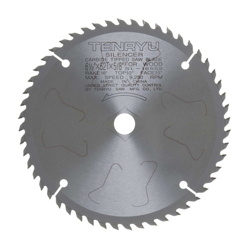7-1/2" X 52T ATAF, Silencer Series Saw Blade, Tenryu SL-18552