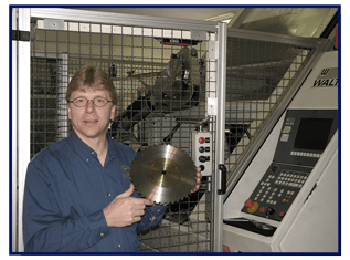 Don holding a saw blade Don holding a saw blade