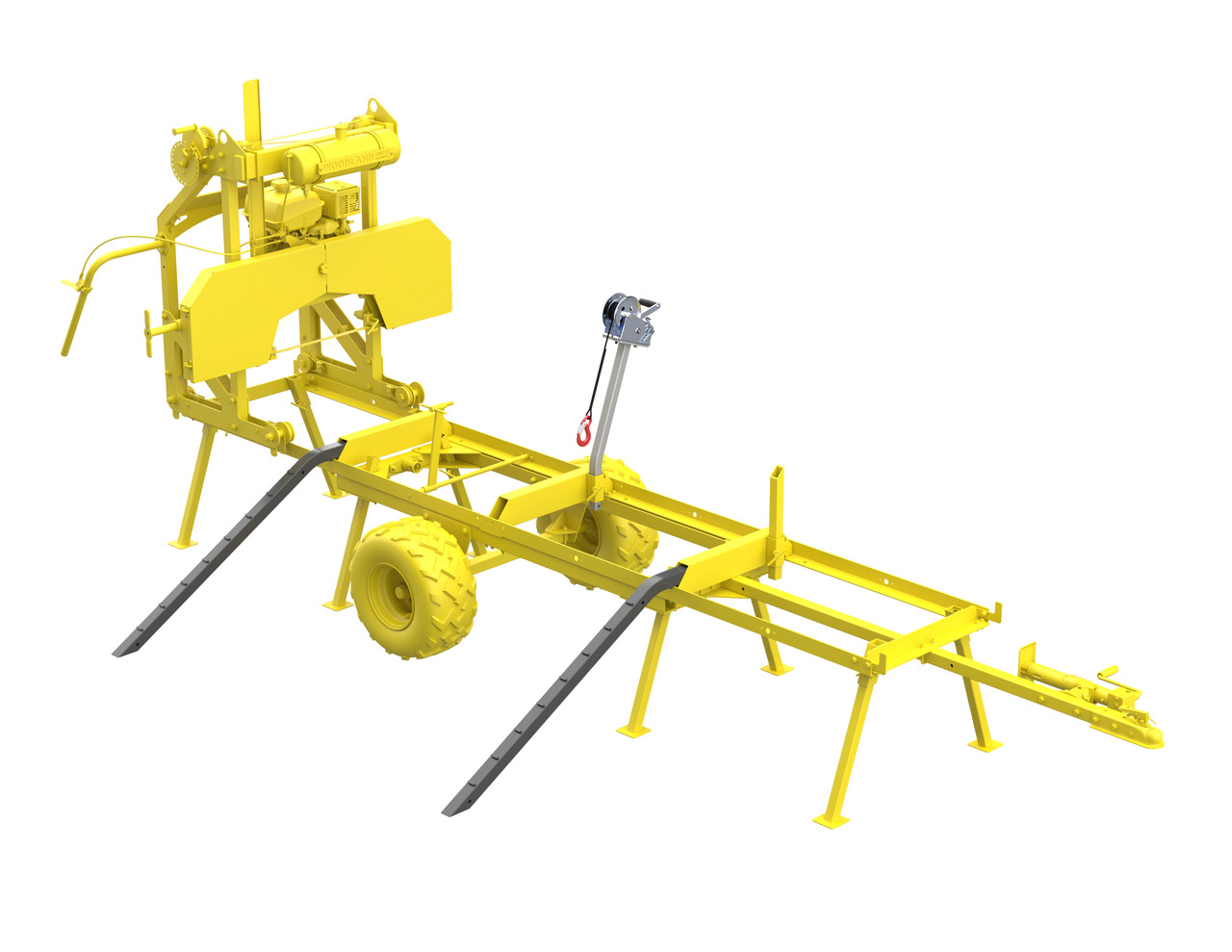 Bushlander® Log Loading Ramp & Winch Kit