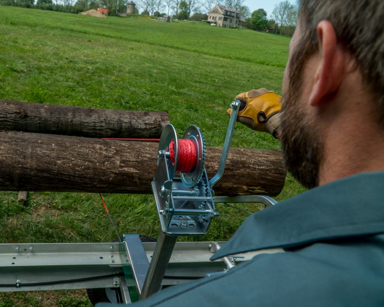 Woodlander® Log Loading Ramp & Winch Kit