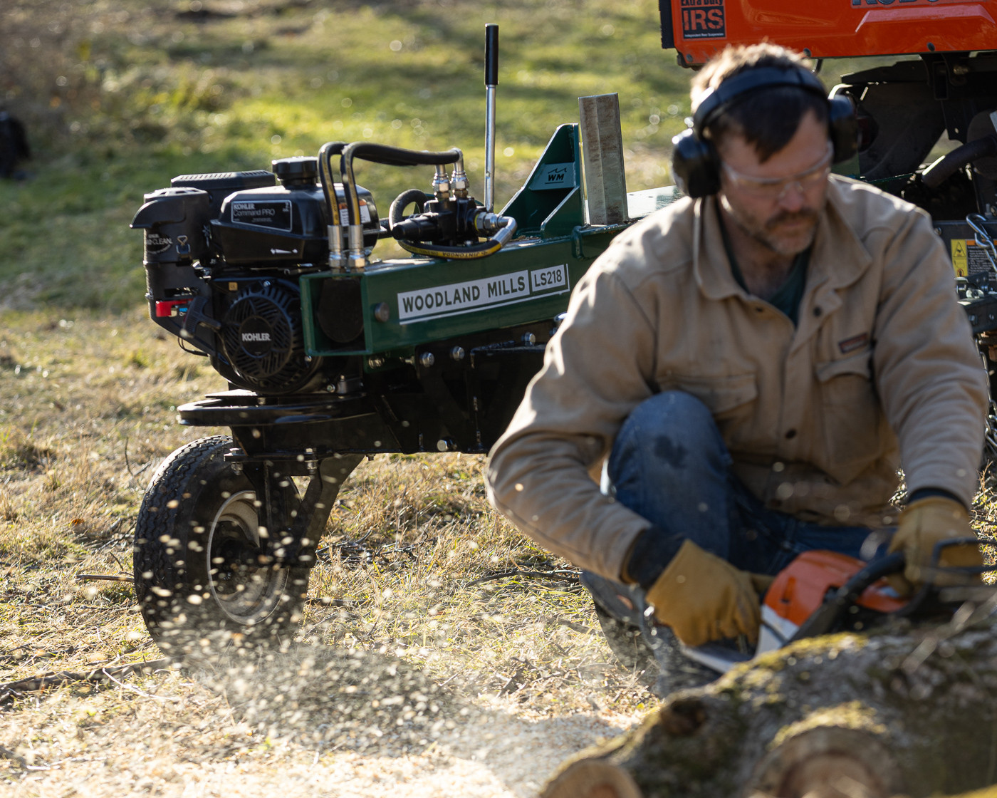 LS218 2-Way Log Splitter