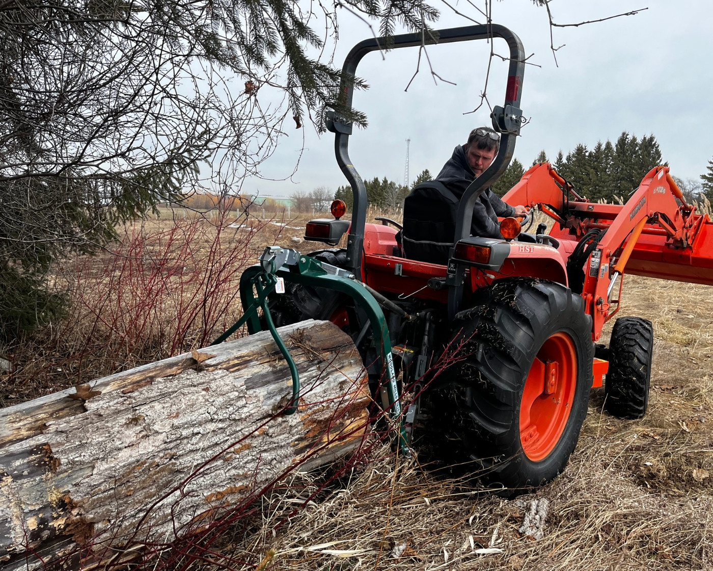 TA30 3-Point Hitch Log Skidding Arch