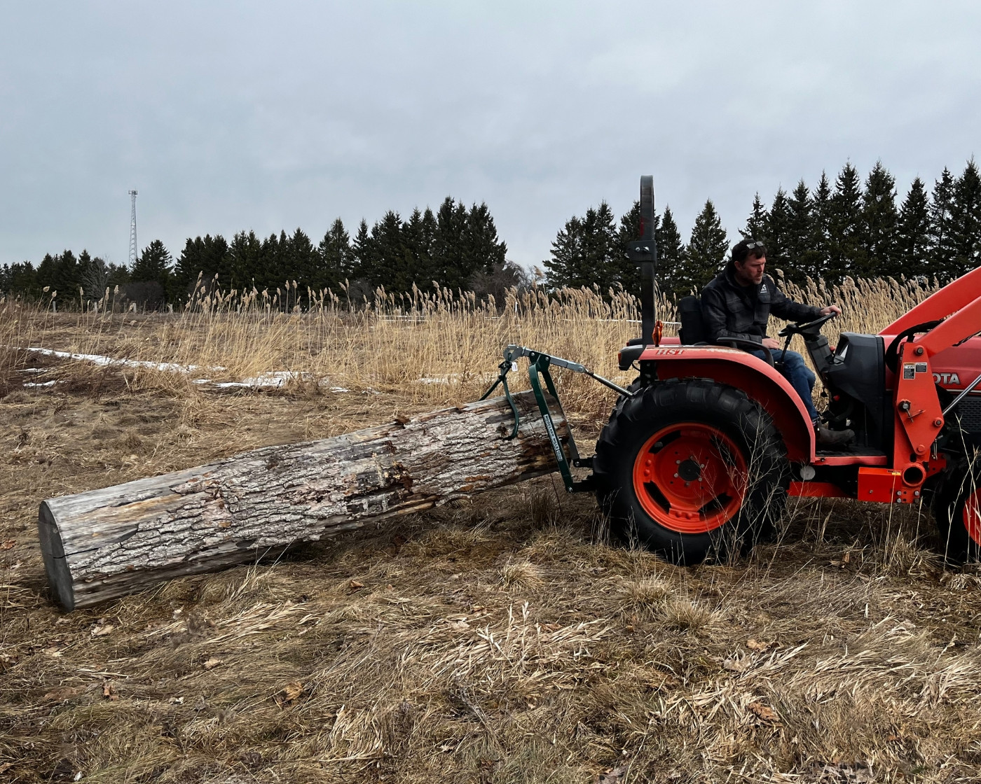 TA30 3-Point Hitch Log Skidding Arch