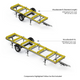 Woodlander® standard length vs Woodlander XL extended trailer