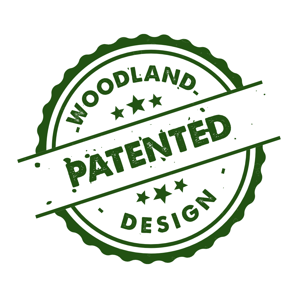 Woodland Patent Design Badge