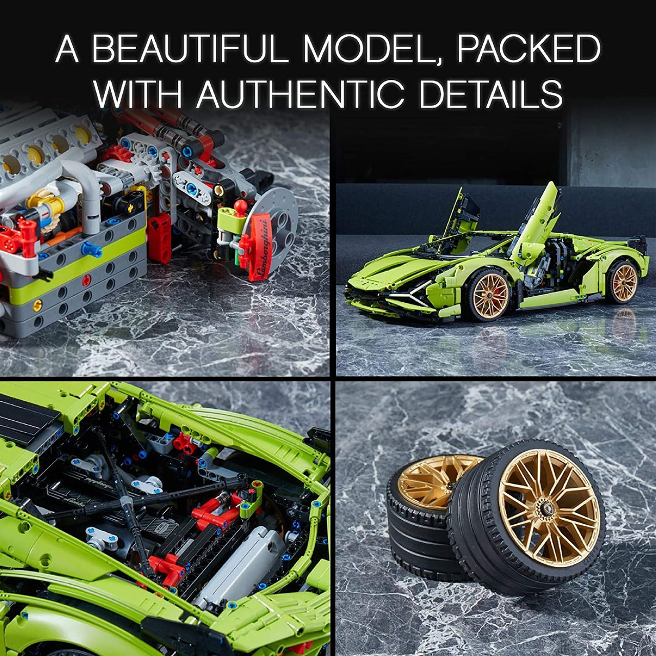 LEGO Technic Lamborghini Sian FKP 37 42115 3696 pezzi