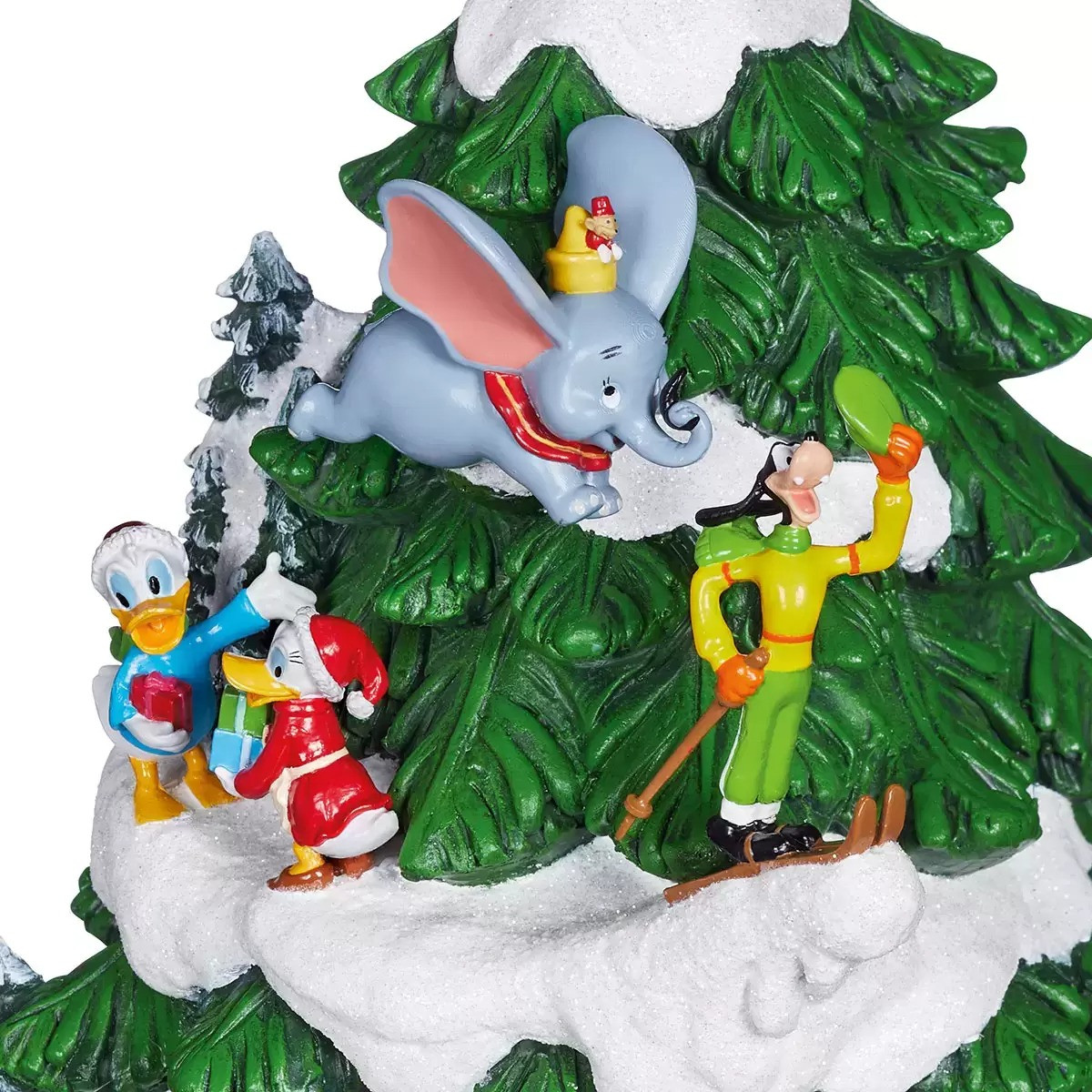 Disney Animated Christmas Tree Table Top Ornament with LED Lights